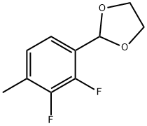 1,3-Dioxolane,2-(2,3-difluoro-4-methylphenyl)-(9CI) Struktur