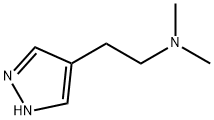 1H-Pyrazole-4-ethanamine,N,N-dimethyl-(9CI) Struktur