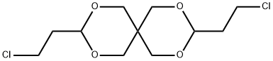 2,4,8,10-Tetraoxaspiro[5.5]undecane, 3,9bis(2-chloroethyl)-(6CI,7CI,8CI,9CI) Struktur