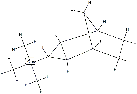 Silane, trimethyltricyclo[3.2.1.02,4]oct-3-yl-, (1-alpha-,2-ba-,3-ba-,4-ba-,5-alpha-)- (9CI) Struktur