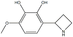 1,2-Benzenediol,3-(2-azetidinyl)-6-methoxy-(9CI) Struktur