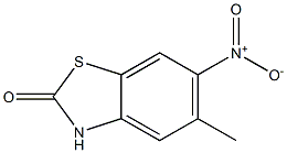 2(3H)-Benzothiazolone,5-methyl-6-nitro-(9CI) Struktur