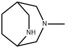 3,6-Diazabicyclo[3.2.2]nonane,3-methyl-(9CI) Struktur