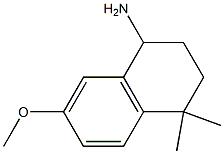 1-Naphthalenamine,1,2,3,4-tetrahydro-7-methoxy-4,4-dimethyl-(9CI) Struktur