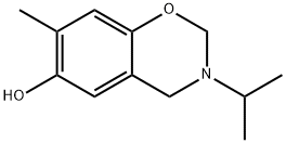 2H-1,3-Benzoxazin-6-ol,dihydro-7-methyl-3-(1-methylethyl)-(9CI) Struktur