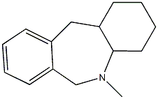 1H-Dibenz[b,e]azepine,2,3,4,4a,5,6,11,11a-octahydro-5-methyl-(9CI) Struktur