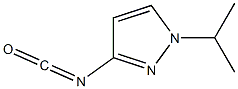 1H-Pyrazole,3-isocyanato-1-(1-methylethyl)-(9CI) Struktur