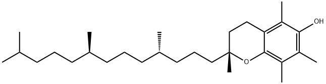 (2R, 4'S, 8'R)-α-Tocopherol Struktur