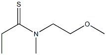 Propanethioamide,N-(2-methoxyethyl)-N-methyl-(9CI) Struktur