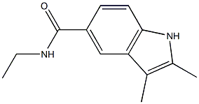 1H-Indole-5-carboxamide,N-ethyl-2,3-dimethyl-(9CI) Struktur