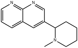 1,8-Naphthyridine,3-(1-methyl-2-piperidinyl)-(9CI) Struktur