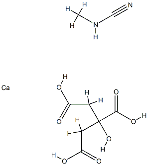 CITRATEDCALCIUMCYANAMIDE Struktur