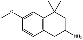 2-Naphthylamine,1,2,3,4-tetrahydro-6-methoxy-4,4-dimethyl-(8CI) Struktur