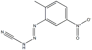 3-Triazenecarbonitrile,1-(5-nitro-o-tolyl)-(8CI) Struktur