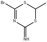 4H-1,3,5-Dithiazine,6-bromo-4-imino-2-methyl-(8CI) Struktur