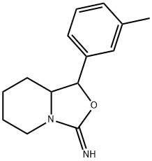 3H-Oxazolo[3,4-a]pyridin-3-imine,hexahydro-1-(3-methylphenyl)-(9CI) Struktur