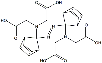 4,4'-bis(alpha-iminodiacetic acid)azotoluene Struktur