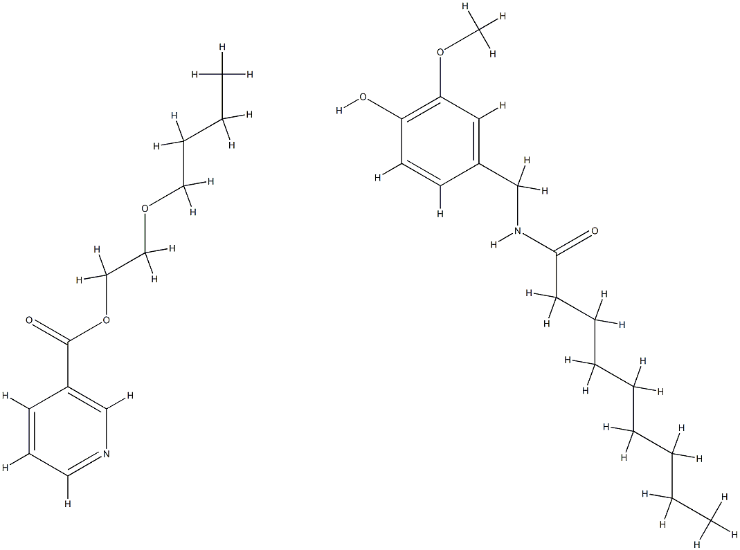 Finalgon ointment Struktur