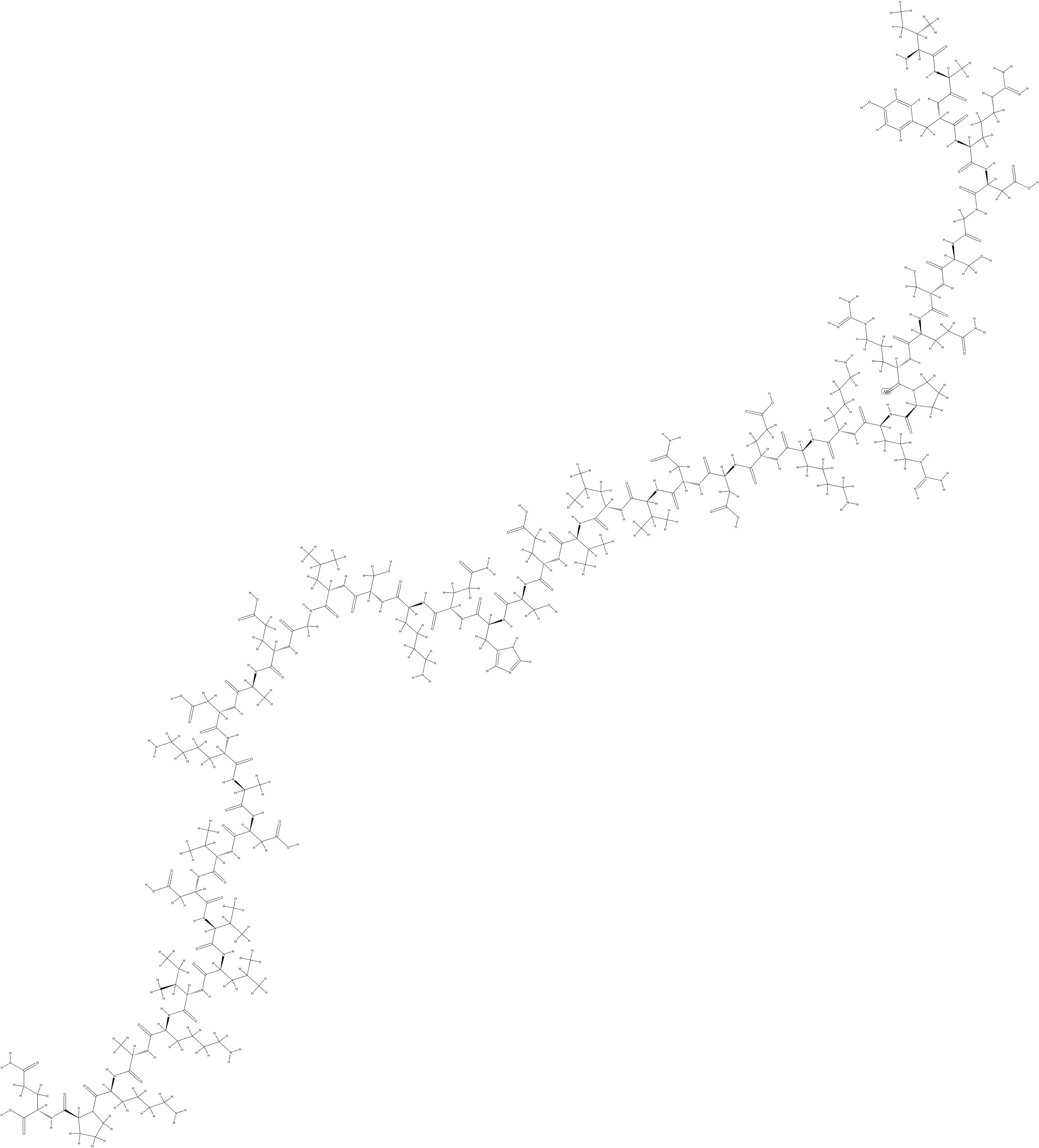 bovine parathyroid hormone (41-84) Struktur