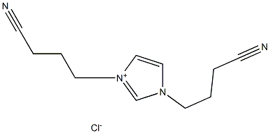 1,3-Bis(3-cyanopropyl)imidazolium  chloride Struktur