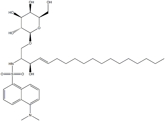 N-dansylpsychosine Struktur