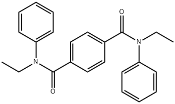 1-N,4-N-diethyl-1-N,4-N-diphenylbenzene-1,4-dicarboxamide Struktur