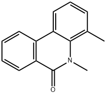 6(5H)-Phenanthridinone,4,5-dimethyl-(9CI) Struktur