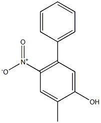 [1,1-Biphenyl]-3-ol,4-methyl-6-nitro-(9CI) Struktur