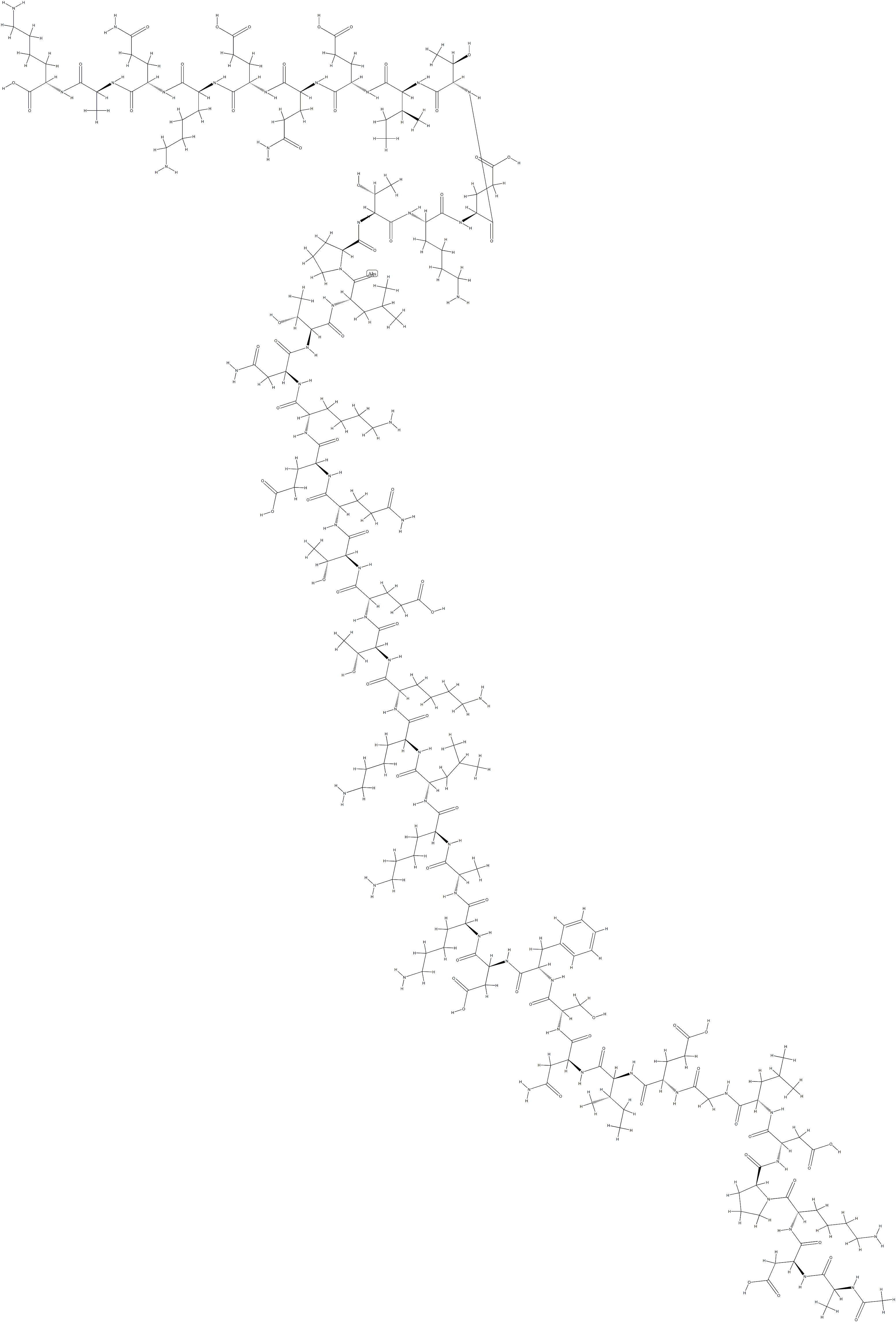 thymosin beta(9) Struktur