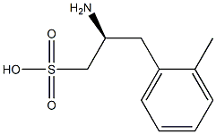 Benzenepropanesulfonic acid, ba-amino-2-methyl-, (baS)- (9CI) Struktur