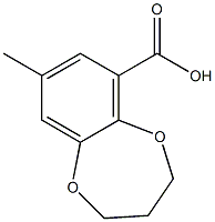 2H-1,5-Benzodioxepin-6-carboxylicacid,3,4-dihydro-8-methyl-(9CI) Struktur