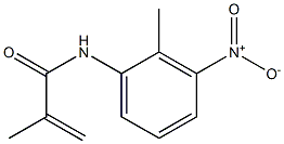 2-Propenamide,2-methyl-N-(2-methyl-3-nitrophenyl)-(9CI) Struktur