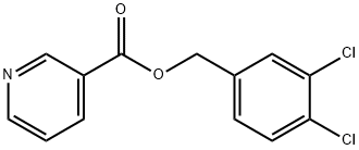 Nicotinic acid 3,4-dichloro-benzyl ester Struktur