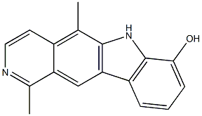 7-hydroxyolivacine Struktur