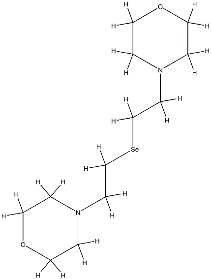 di-beta-(morpholinoethyl)selenide Struktur