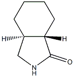 (3aR,7aR)-rel-octahydro-1H-Isoindol-1-one (Relative struc) Struktur