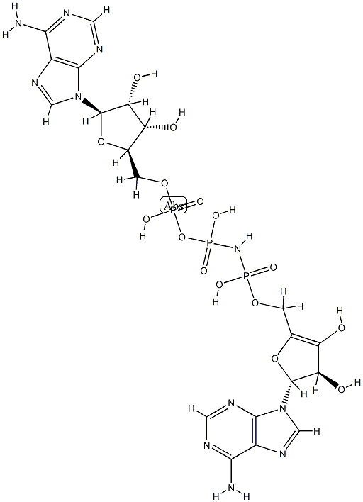 N-4-azido 2-nitrophenyl gamma-aminobutyryl-5-adenylyl imidodiphosphate Struktur