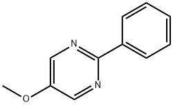 Pyrimidine, 5-methoxy-2-phenyl- (6CI,9CI) Struktur