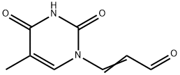 3-(thymin-1'-yl)-2-propenal Struktur