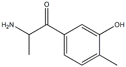 Propiophenone,  -alpha--amino-3-hydroxy-4-methyl-,  -HCl  (3CI) Struktur