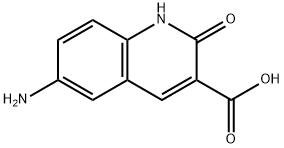 3-Quinolinecarboxylicacid,6-amino-1,2-dihydro-2-oxo-(9CI) Struktur