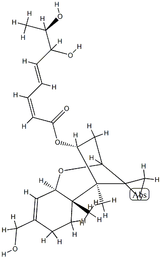 16-hydroxytrichodermadienediol B Struktur