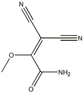 Acrylamide,  -bta-,-bta--dicyano--alpha--methoxy-  (3CI) Struktur