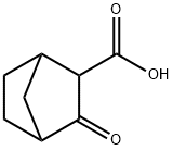 2-Norcamphanecarboxylic  acid,  3-oxo-  (4CI) Struktur