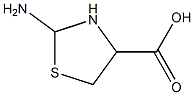 4-Thiazolidinecarboxylicacid,2-amino-(9CI) Struktur