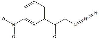 2-azido-1-(3-nitrophenyl)ethanone Struktur