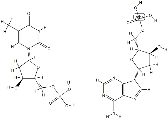 POLYDEOXYADENYLIC ACID-POLYTHYMIDYLIC ACID SODIUM SALT Struktur