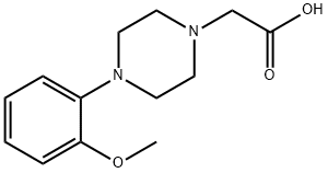 2-[4-(2-methoxyphenyl)piperazin-1-yl]acetic acid Struktur