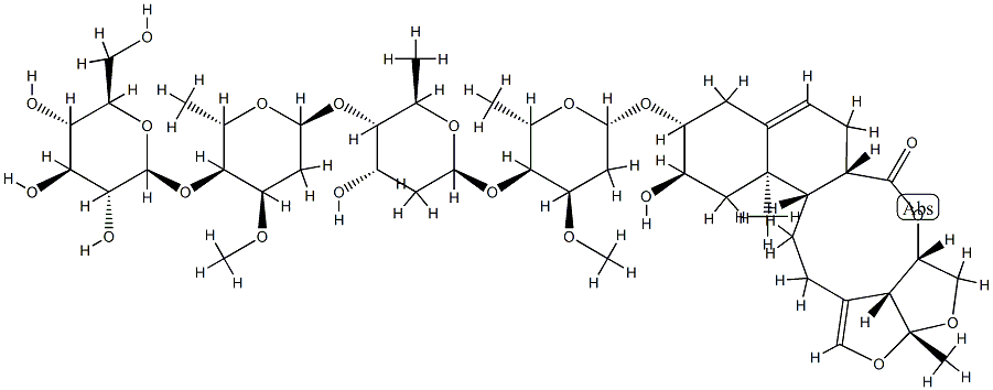 glaucoside H Struktur