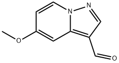 5-Methoxypyrazolo[1,5-a]pyridine-3-carbaldehyde Struktur